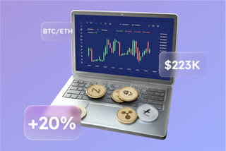 Représentation visuelle du système de trading automatisé par intelligence artificielle sur Comptélix